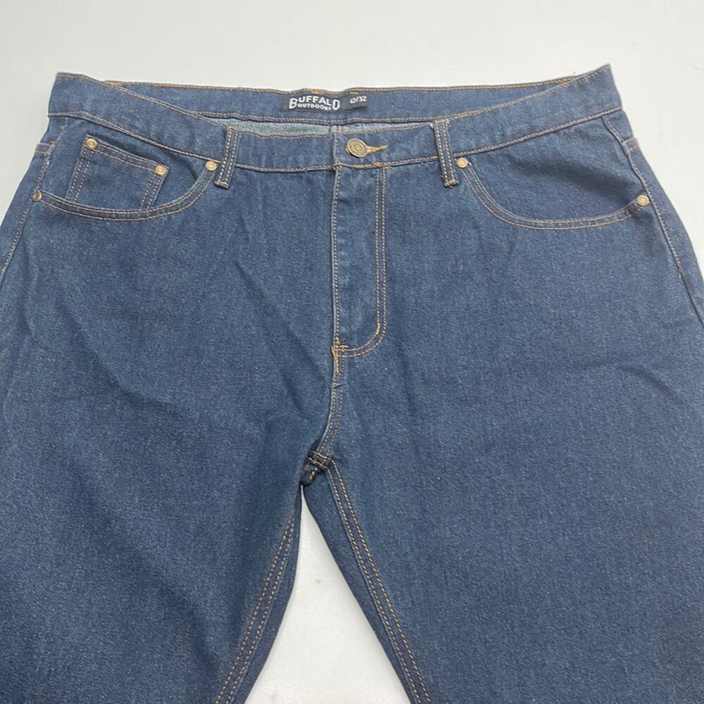 BUFFALO OUTDOORS Men’s 42 x 32 Blue Jeans